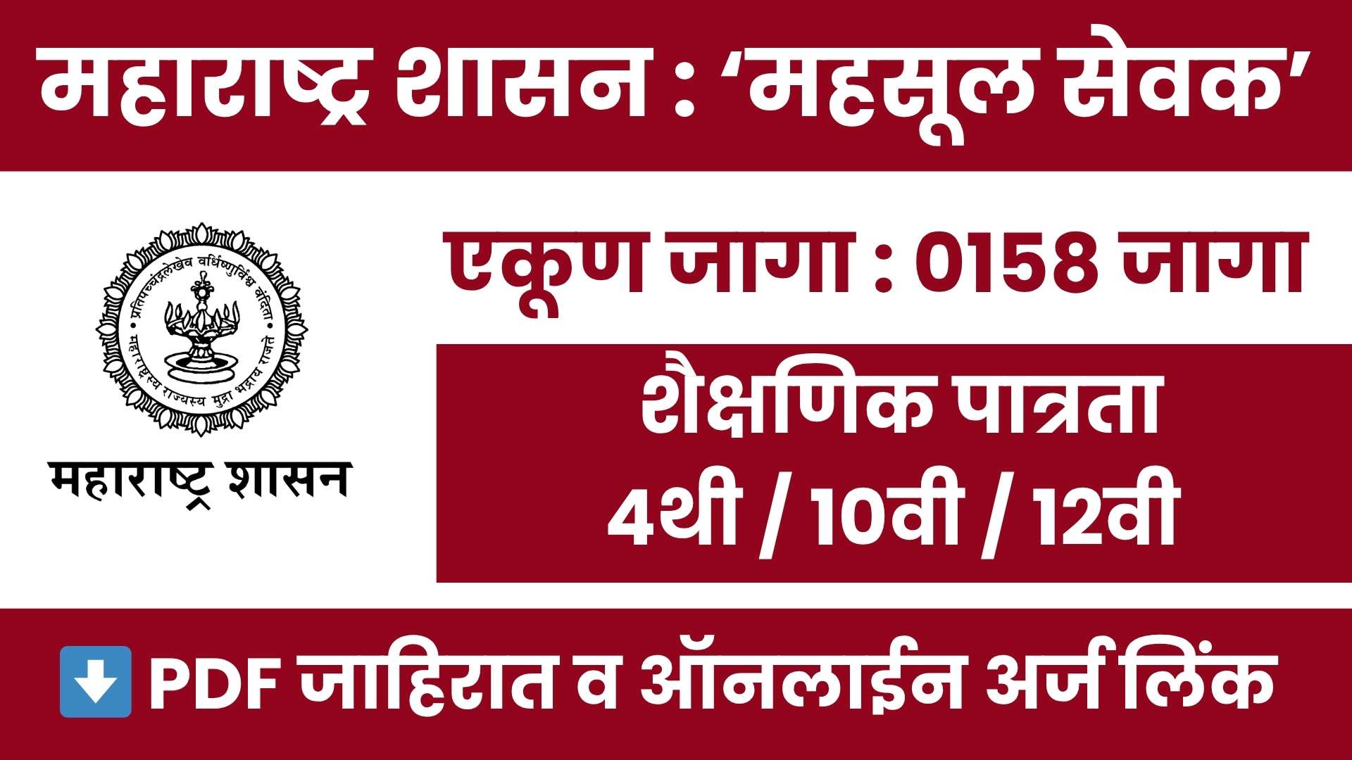 Ahilyanagar Kotwal Bharti 2025